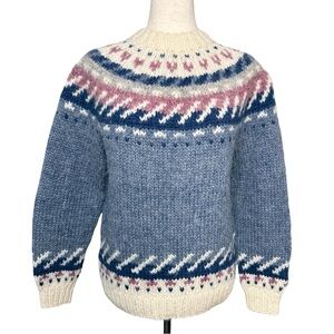 1970s vintage Hilda 100% Icelandic Wool Sweater - ladies small